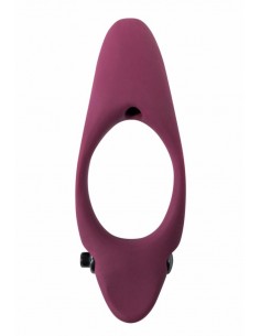 Wibrujący Pierścień Na Penisa Erection Vibroring Pure Passion Stardust Wine Red - Pierścienie erekcyjne wibrujące - 1 2