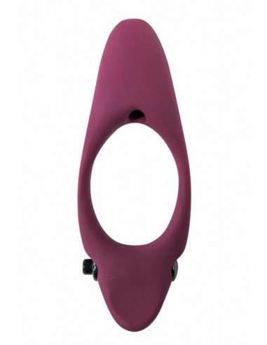 Wibrujący Pierścień Na Penisa Erection Vibroring Pure Passion Stardust Wine Red - Pierścienie erekcyjne wibrujące - 2