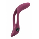 Wibrujący Pierścień Na Penisa Erection Vibroring Pure Passion Stardust Wine Red - 3