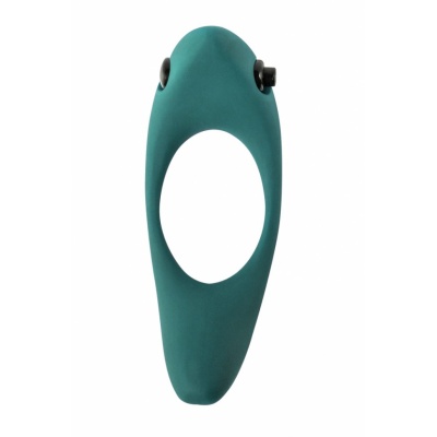 Wibrujący Pierścień Erekcyjny Lunar Green z Podwójnym Pociskiem Wibracyjnym 13 cm - 1