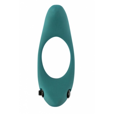 Wibrujący Pierścień Erekcyjny Lunar Green z Podwójnym Pociskiem Wibracyjnym 13 cm - 1 2