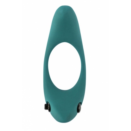 Wibrujący Pierścień Erekcyjny Lunar Green z Podwójnym Pociskiem Wibracyjnym 13 cm - 2