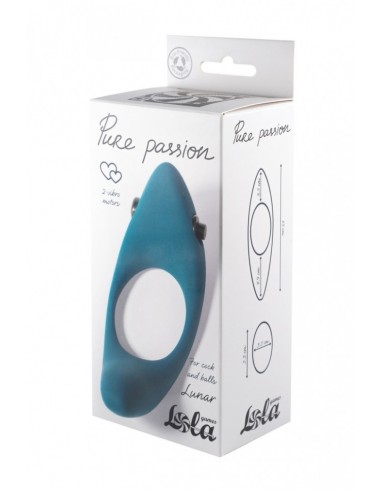 Wibrujący Pierścień Na Penisa Erection Vibroring Pure Passion Lunar Green - Pierścienie erekcyjne wibrujące - 4