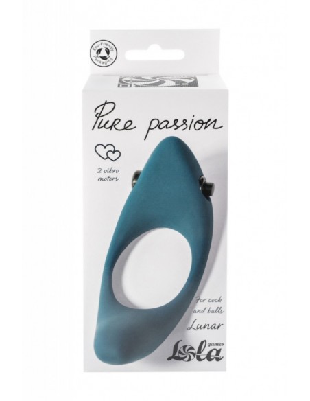 Wibrujący Pierścień Na Penisa Erection Vibroring Pure Passion Lunar Green - Pierścienie erekcyjne wibrujące - 5