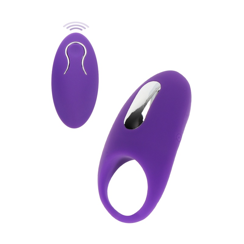 C-ring Tease & Arouse z wibracją i pilotem, 11 cm - 1