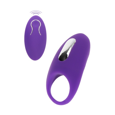 C-ring Tease & Arouse z wibracją i pilotem, 11 cm - 1