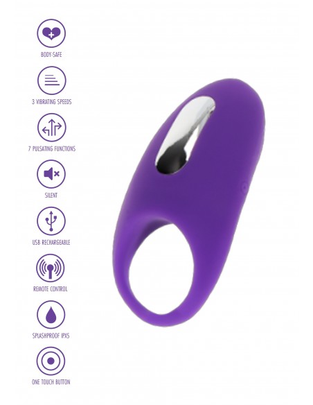 Tease / Arouse C-Ring - Pierścienie erekcyjne wibrujące - 5