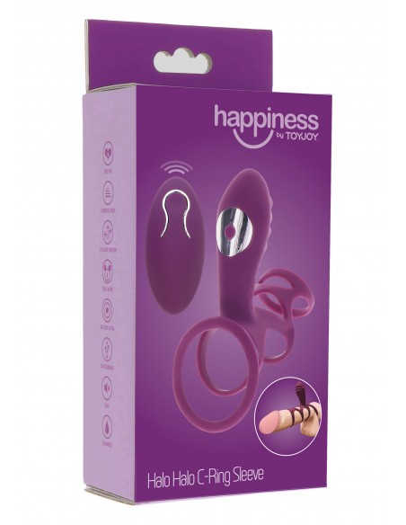 Halo Halo C-Ring Sleeve - Pierścienie erekcyjne wibrujące - 2