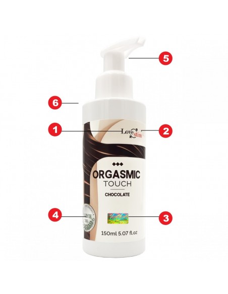 Orgasmic Touch Chocolate 150 ml - Olejki i żele do masażu - 4
