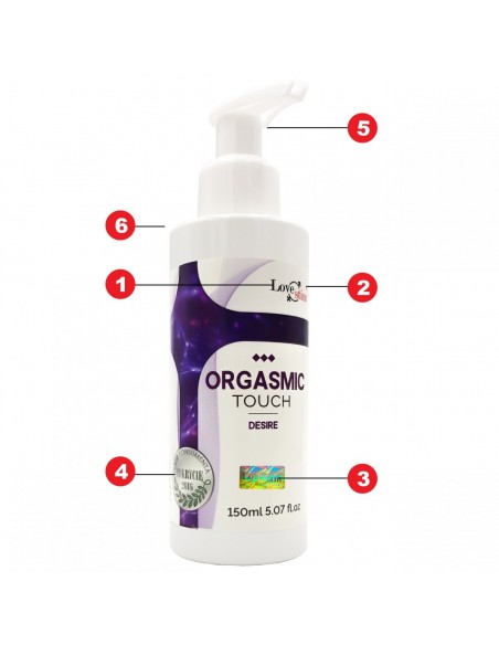 Orgasmic Touch Desire 150 ml - Olejki i żele do masażu - 4