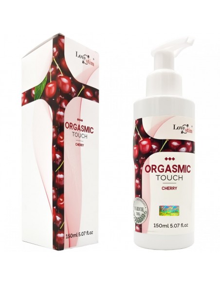 Orgasmic Touch Cherry 150 ml - Olejki i żele do masażu - 6