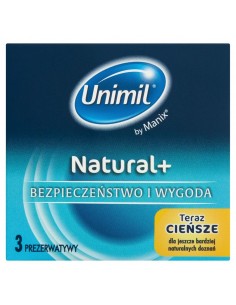 UNIMIL BOX 3 NATURAL+ - Prezerwatywy klasyczne - 1 2