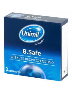 Unimil B.Safe BOX 3 - Prezerwatywy klasyczne - 1