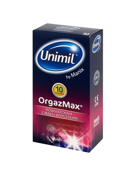 UNIIML BOX 10 ORGAZMAX - Prezerwatywy klasyczne - 1