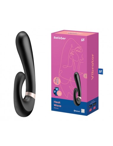 Wibrator-Heat Wave Connect App (Black) - Wibratory Punktu G - 1