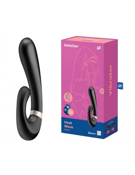 Wibrator-Heat Wave Connect App (Black) - Wibratory Punktu G - 1