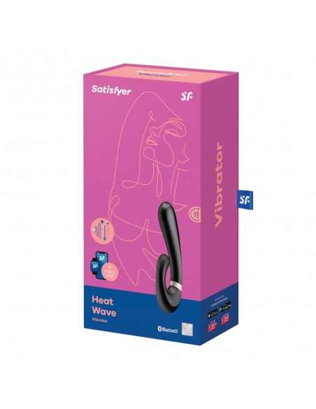 Wibrator-Heat Wave Connect App (Black) - Wibratory Punktu G - 3