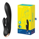 Wibrator króliczek Double Flex Connect App - 3 silniki, technologia Silicone Flex, 19,5 cm - 1
