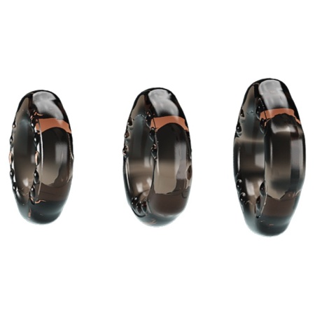 Zestaw trzech pierścieni na penisa Cock Three Rings 38/39/44 mm - 3