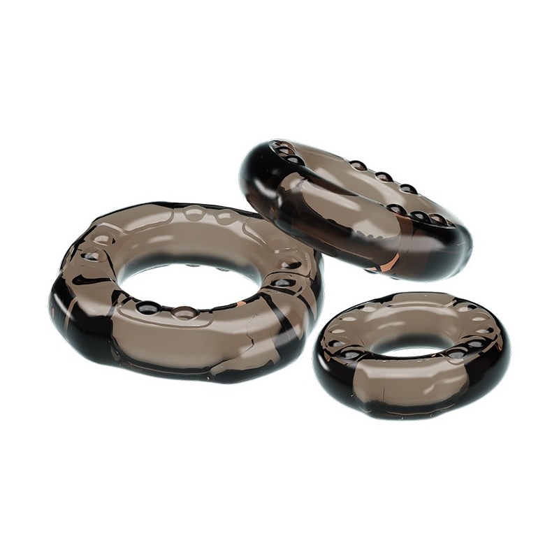 Zestaw trzech pierścieni na penisa Cock Three Rings 38/39/44 mm - 4