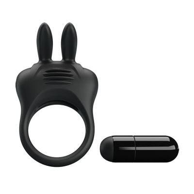 Pierścień na penisa Davion z wibracją, 8 cm - 1