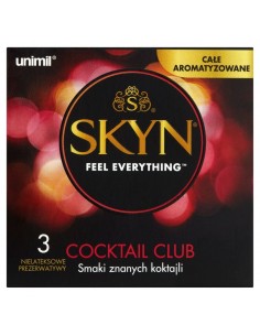 Unimil SKYN Cocktail Club 3 - Prezerwatywy smakowe - 1 2