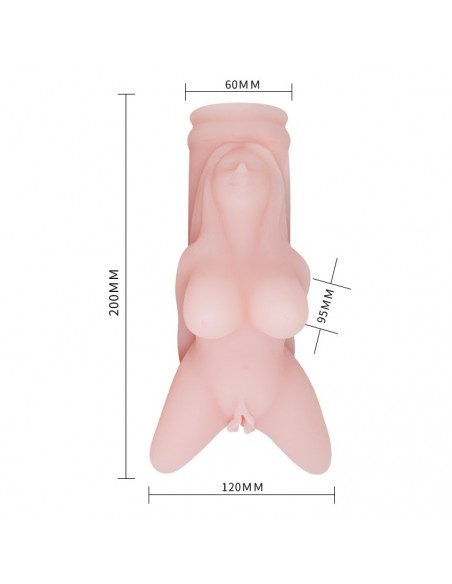 Bai Le Skin,  Dual Entry - Masturbatory i Sztuczne pochwy - 8
