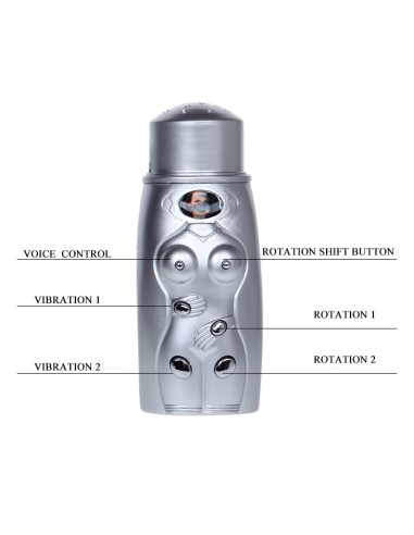 Superclimax, Heating Function Vibration Rotation Sex Talk Sucking - Masturbatory i Sztuczne pochwy - 9