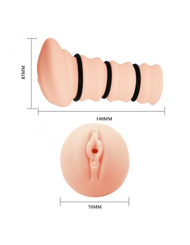 Crazy Bull -Rossi Flesh 3D Vagina - Masturbatory i Sztuczne pochwy - 5