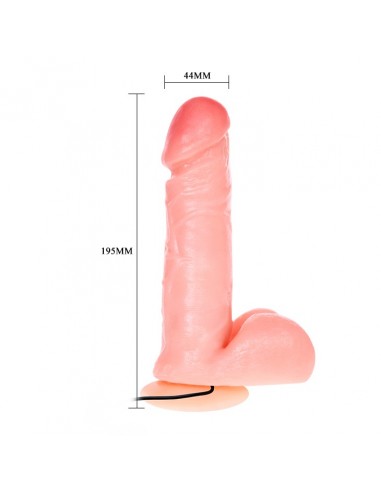 BAILE -  REALISTIC MALE COCK AND TIGHT ASS, Vibration Suction base  - Wibratory Realistyczne - 5