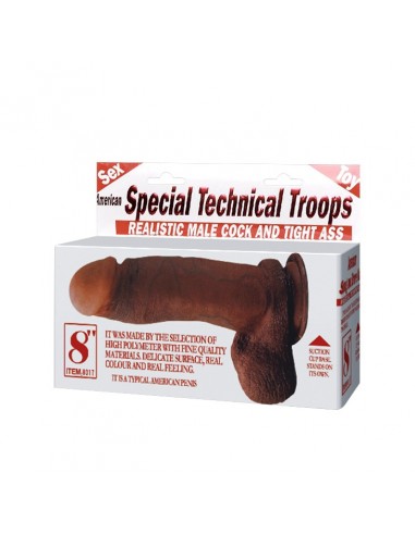 BAILE - REALISTIC MALE COCK AND TIGHT ASS, Vibration Suction base  - Wibratory Realistyczne - 10