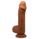 Dildo JOHNSON Suction Base z przyssawką, TPR, wodoodporny (wym. opak. 29,3 × 11 × 8 cm) - 4