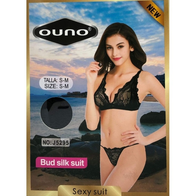 Koronkowy 2-częściowy komplet bielizny erotycznej Sexy Lingerie Set S/M biały - 2