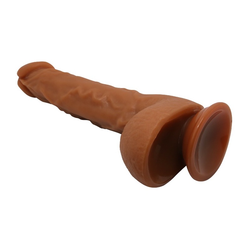 Dildo z przyssawką Jason marki - realistyczny, zakrzywiony, wodoodporny - 7