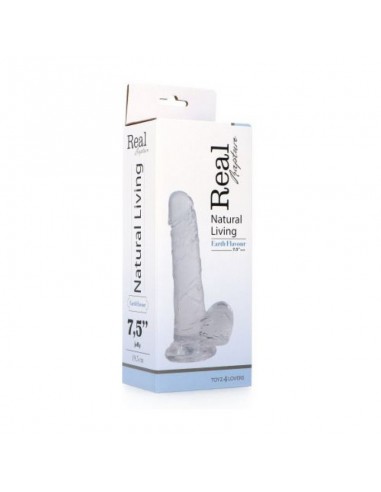 Dildo Clear Flavour Large - Dilda żelowe - 4