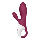 Wibrator Hot Bunny Connect App - podgrzewany stymulator punktu G i łechtaczki, 2 silniki, Bluetooth, IPX7 wymiary producenta: ni - 2