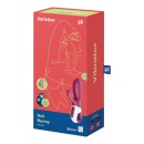 Wibrator Hot Bunny Connect App - podgrzewany stymulator punktu G i łechtaczki, 2 silniki, Bluetooth, IPX7 wymiary producenta: ni - 4