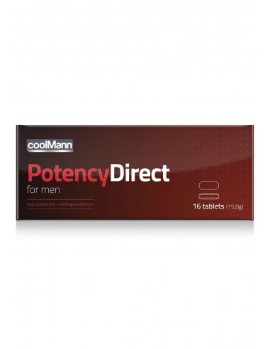 CoolMann Potency Direct16pcs - Dłuższa i mocniejsza erekcja - 1