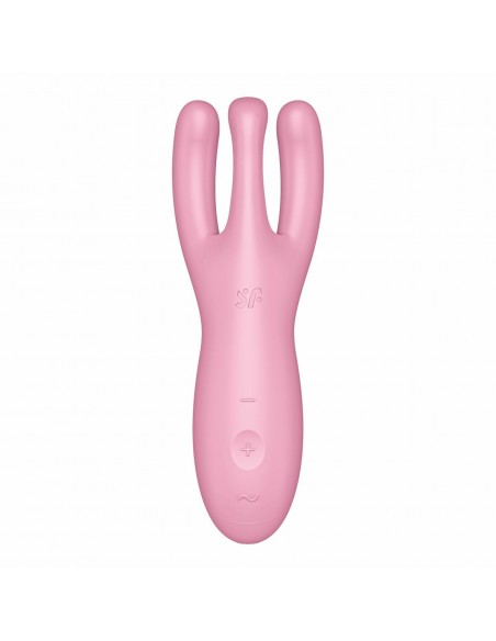 Wibrator Stymulujący Threesome 4 Connect App (Pink) - WIBRATORY DLA PAR - 1