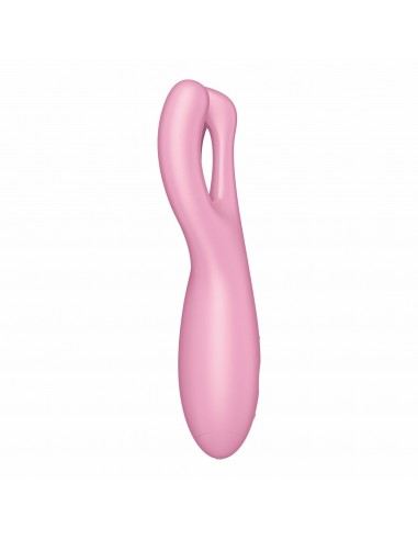 Wibrator Stymulujący Threesome 4 Connect App (Pink) - WIBRATORY DLA PAR - 3