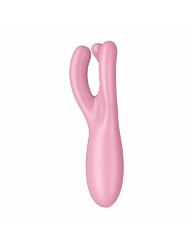 Wibrator Stymulujący Threesome 4 Connect App (Pink) - WIBRATORY DLA PAR - 4