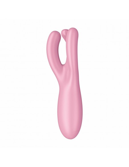 Wibrator Stymulujący Threesome 4 Connect App (Pink) - WIBRATORY DLA PAR - 4