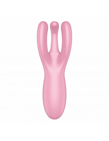 Wibrator Stymulujący Threesome 4 Connect App (Pink) - WIBRATORY DLA PAR - 5