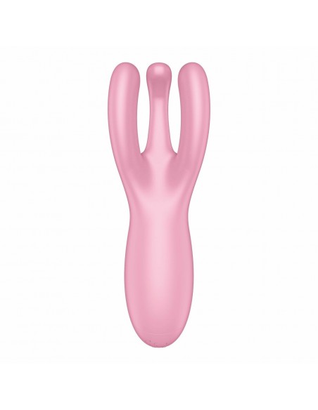 Wibrator Stymulujący Threesome 4 Connect App (Pink) - WIBRATORY DLA PAR - 5