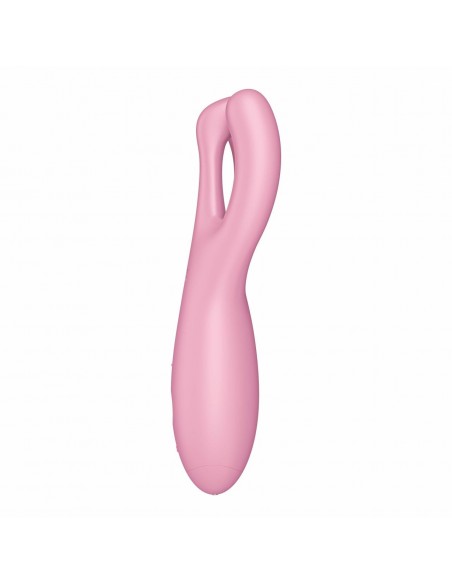 Wibrator Stymulujący Threesome 4 Connect App (Pink) - WIBRATORY DLA PAR - 7