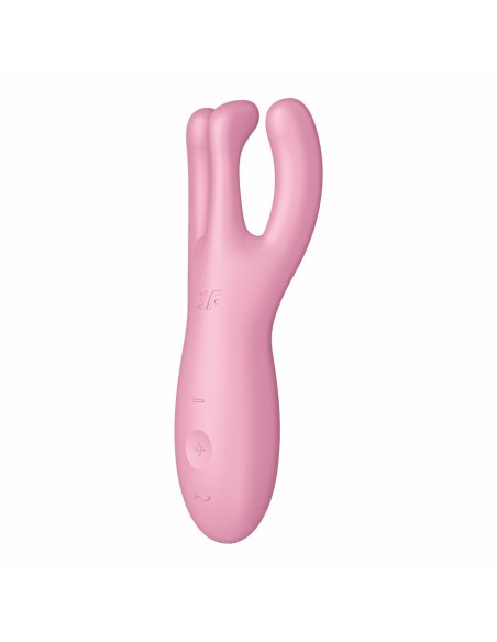 Wibrator Stymulujący Threesome 4 Connect App (Pink) - WIBRATORY DLA PAR - 8
