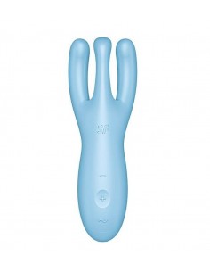 Wibrator Stymulujący Threesome 4 Connect App (Blue) - WIBRATORY DLA PAR - 1