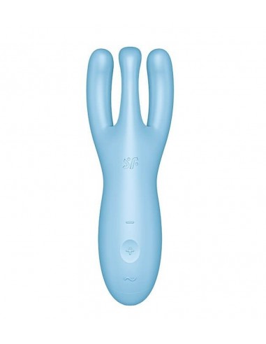Wibrator Stymulujący Threesome 4 Connect App (Blue) - WIBRATORY DLA PAR - 1