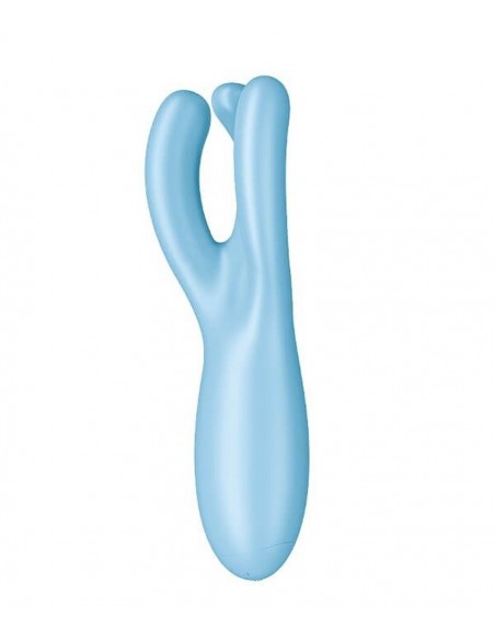 Wibrator Stymulujący Threesome 4 Connect App (Blue) - WIBRATORY DLA PAR - 2