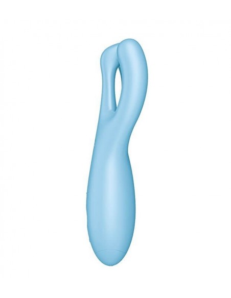 Wibrator Stymulujący Threesome 4 Connect App (Blue) - WIBRATORY DLA PAR - 4